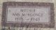 Ann Marie (Sedor) Koonce is buried in Calvary Cemetery